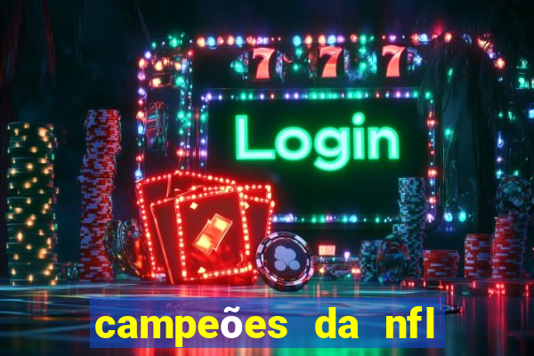 campeões da nfl desde 1920